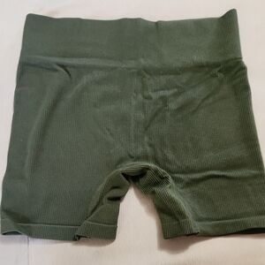 Wild Fable Olive Ribbed Shorts